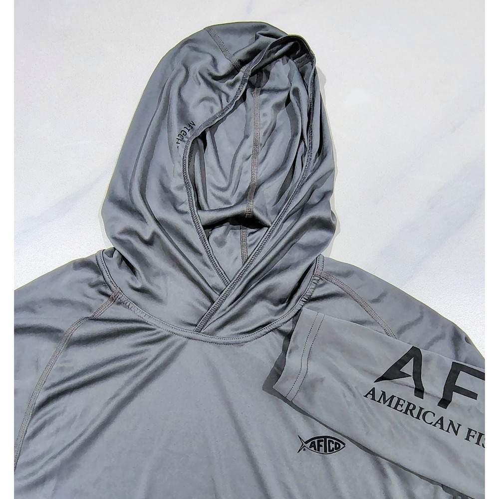 Aftco Fishing Hoodie Size XL Mens Performance Stretch Sun AFtech